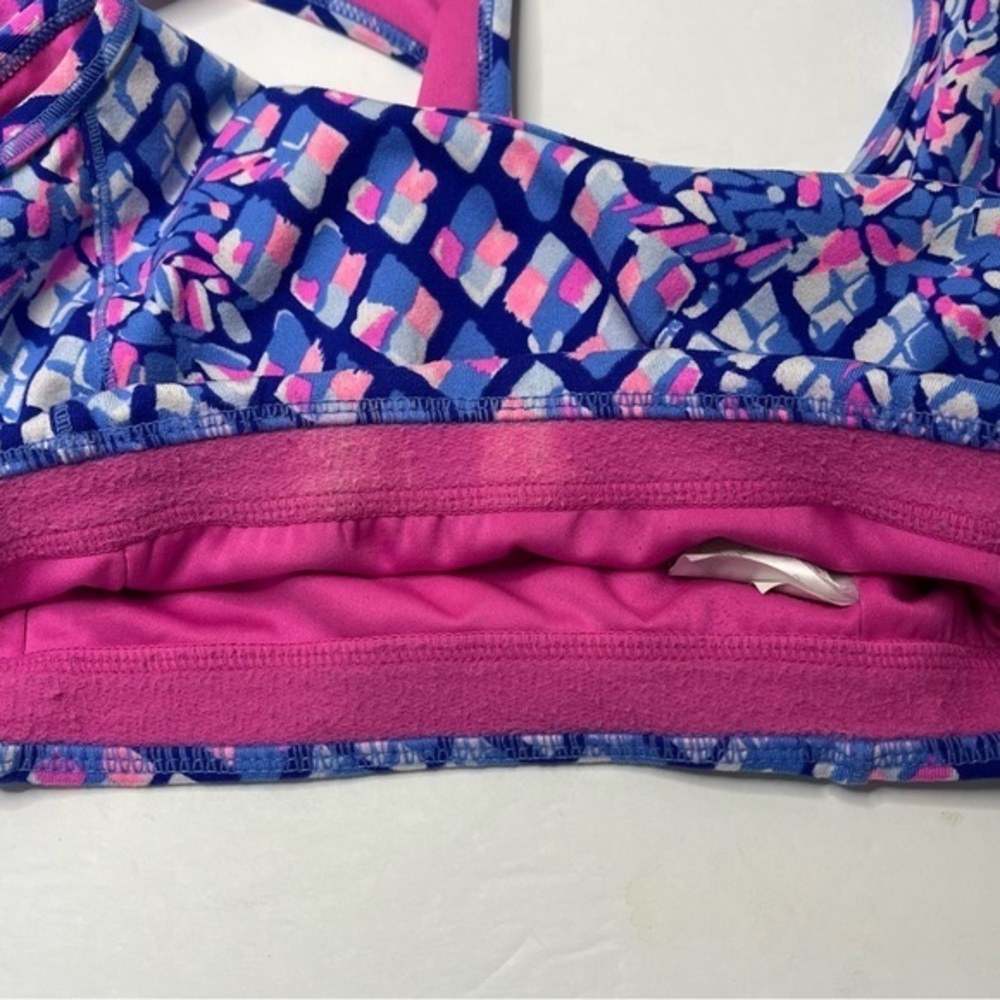 Lilly Pulitzer Luxletic Teegan Sport Bra Toe In XS - Picture 9 of 10